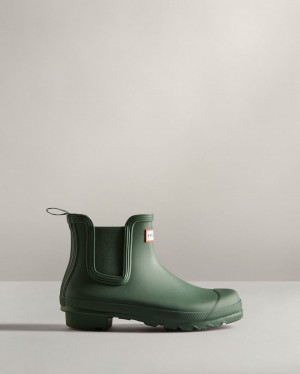 Botas Chelsea Hunter Original Chelsea Mujer Verde Uruguay | Z2V-6537