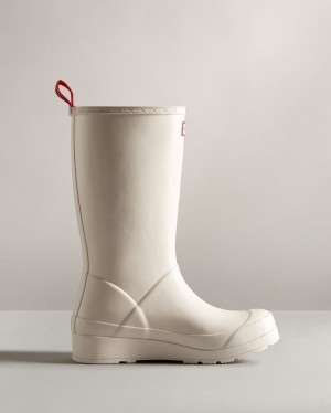 Botas Play Hunter Play Tall Rain Mujer Creme Uruguay | Y2F-1581