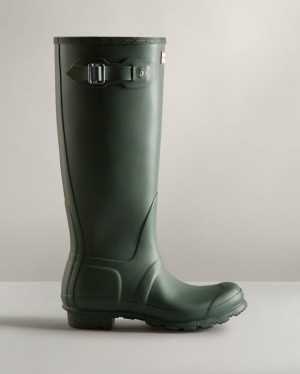 Botas de Agua Altas Hunter Original Tall Rain Mujer Verde Uruguay | J9T-7265