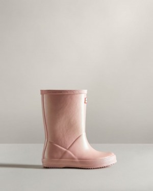 Botas de Agua Bajas Hunter First Classic Nebula Rain Niños Rosas Uruguay | X1G-1873