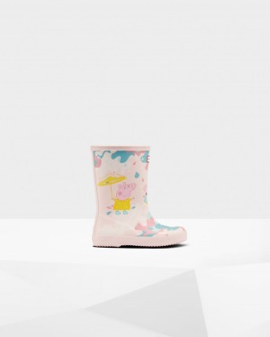 Botas de Agua Bajas Hunter First Peppa Pig Muddy Puddles Rain Niños Rosas Uruguay | Q2D-5793