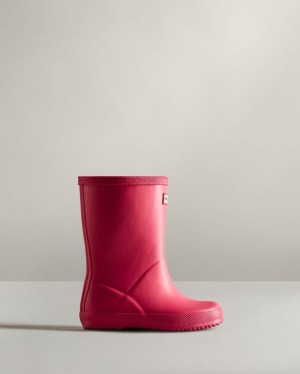 Botas de Agua Bajas Hunter Original First Classic Rain Niños Rosas Uruguay | G2T-1829