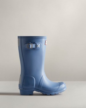 Botas de Agua Bajas Hunter Original Rain Niños Azules Uruguay | M2W-3491