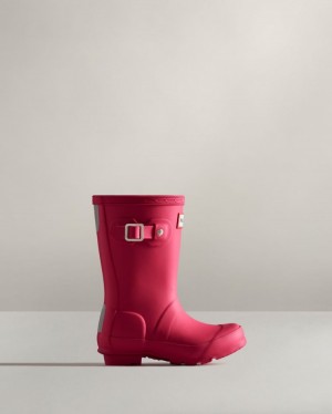 Botas de Agua Bajas Hunter Original Rain Niños Rosas Uruguay | Y3T-3376