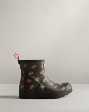 Botas de Agua Bajas Hunter Play Short Mini Rainbow Rain Mujer Multicolor Uruguay | F6F-3292