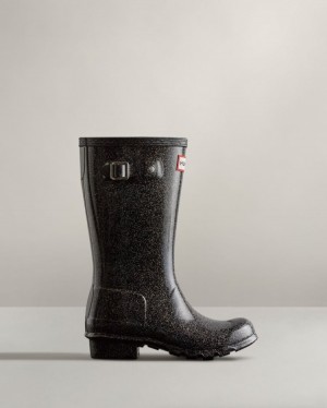 Botas de Agua Bajas Hunter Starcloud Rain Niños Negras Uruguay | E0B-2836