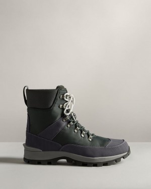 Botas Aisladas Hunter Insulated Recycled Polyester Commando Hombre Verde Azul Marino Uruguay | O8H-6381