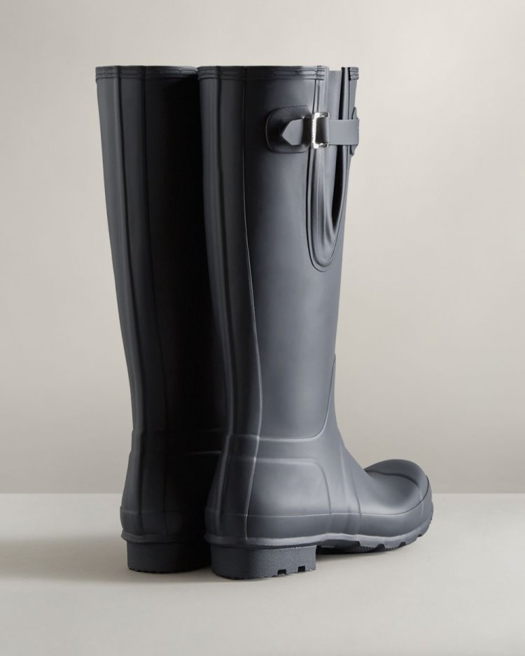 Botas De Lluvia Ajustables Hunter Tall Side Adjustable Rain Hombre Azul Marino Uruguay | X2Q-8815