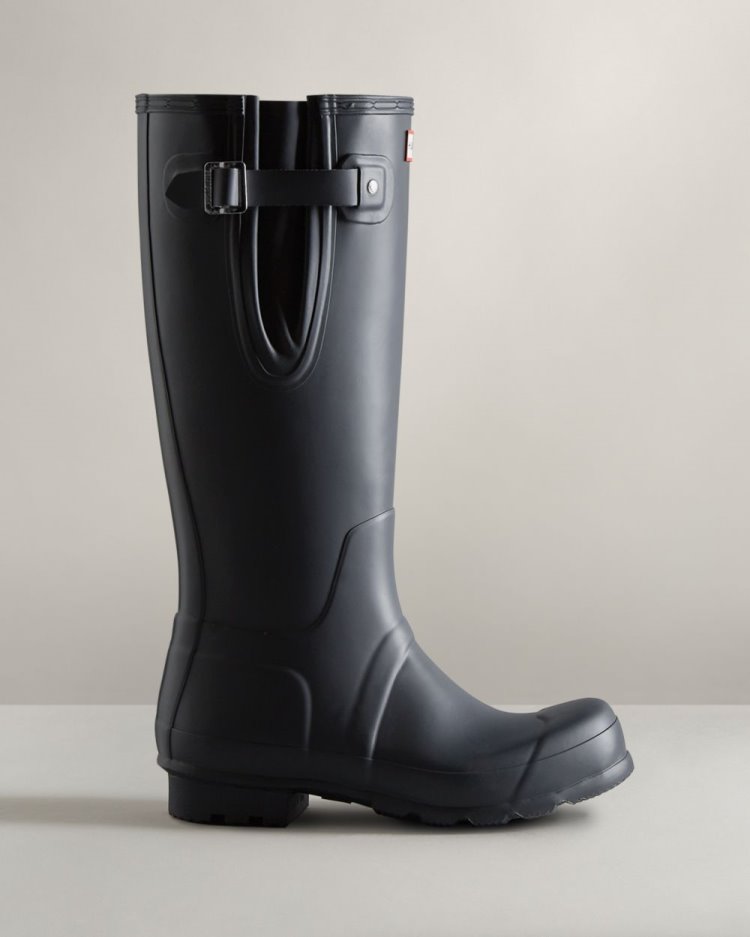 Botas De Lluvia Ajustables Hunter Tall Side Adjustable Rain Hombre Azul Marino Uruguay | X2Q-8815