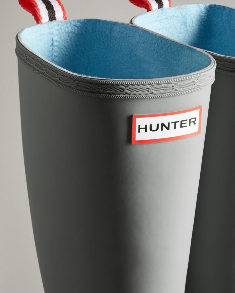 Botas Play Hunter Play Insulated Tall Rain Mujer Gris Uruguay | U9I-7940