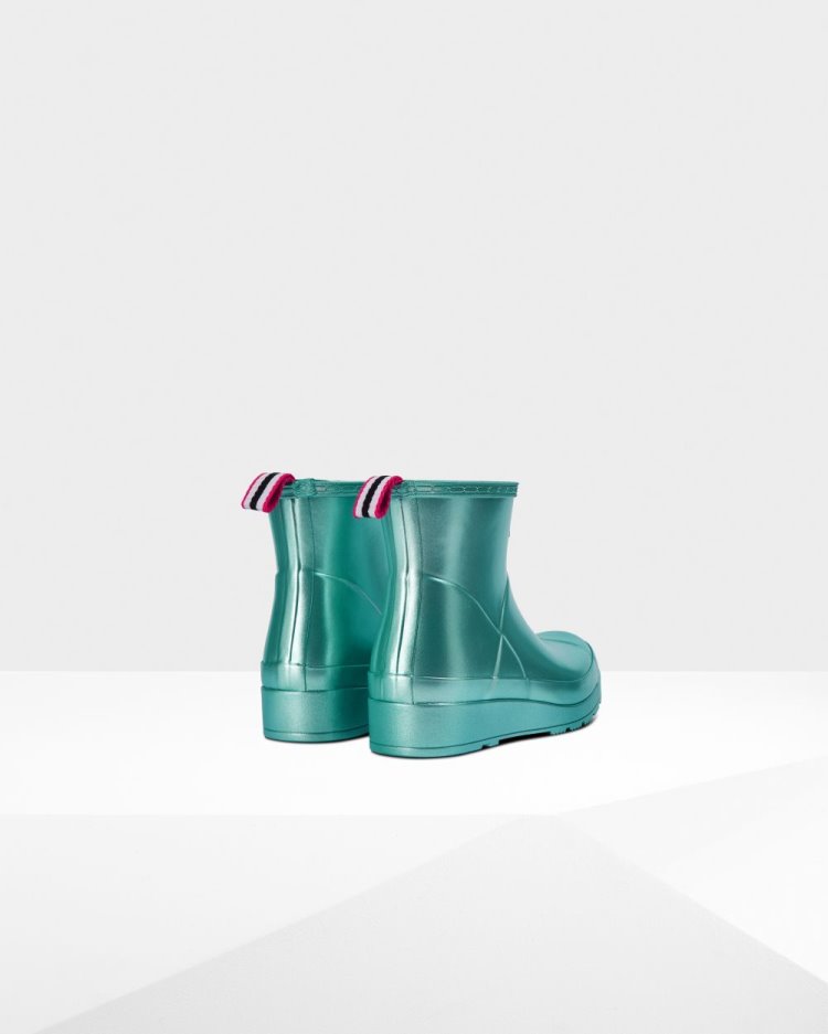 Botas Play Hunter Play Short Nebula Rain Mujer Azules Uruguay | L6Y-4868