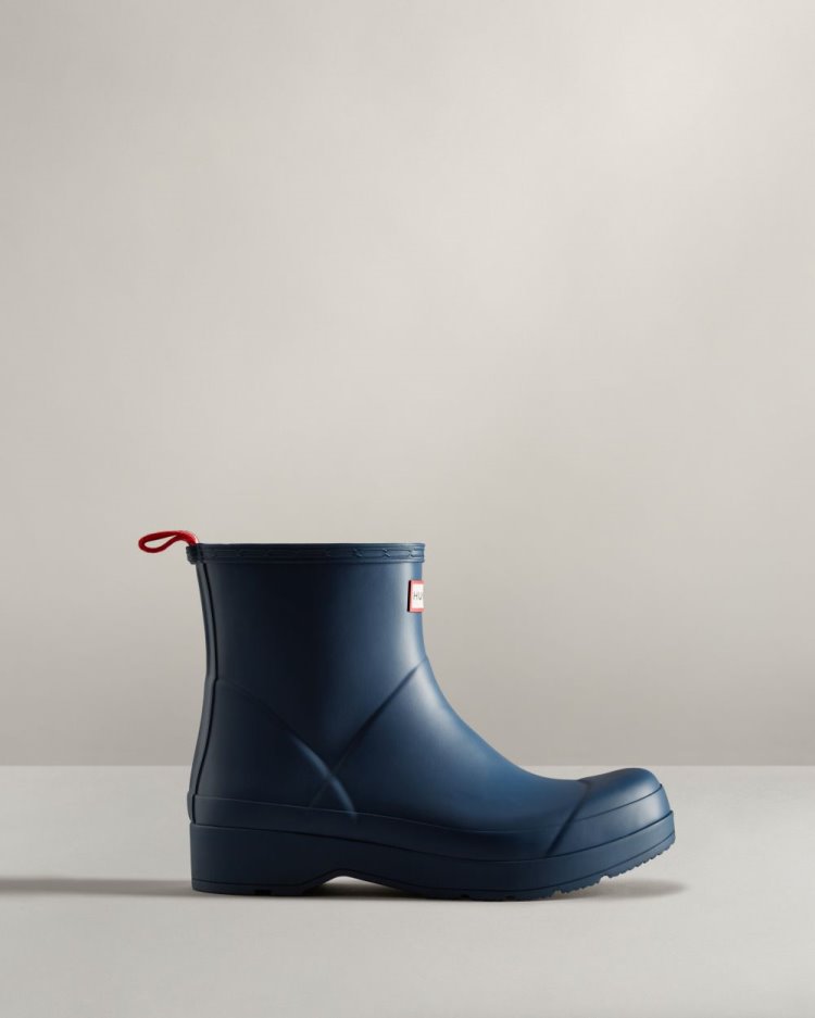 Botas Play Hunter Play Short Rain Hombre Azul Marino Uruguay | K0E-8072