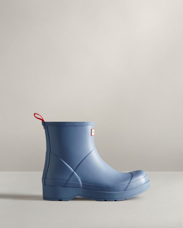 Botas Play Hunter Play Short Rain Hombre Azules Uruguay | D1D-4751