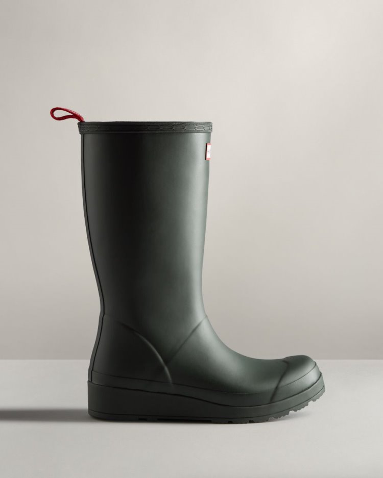 Botas Play Hunter Play Tall Rain Mujer Verde Uruguay | D8N-6978