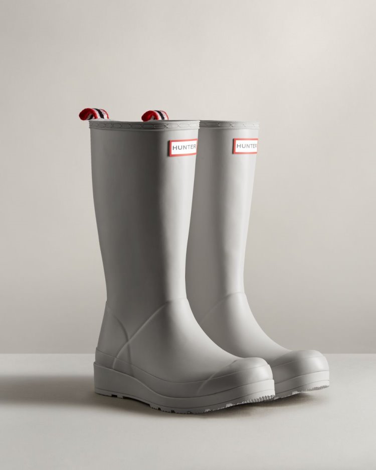 Botas Play Hunter Play Tall Rain Mujer Gris Uruguay | Z6R-5816