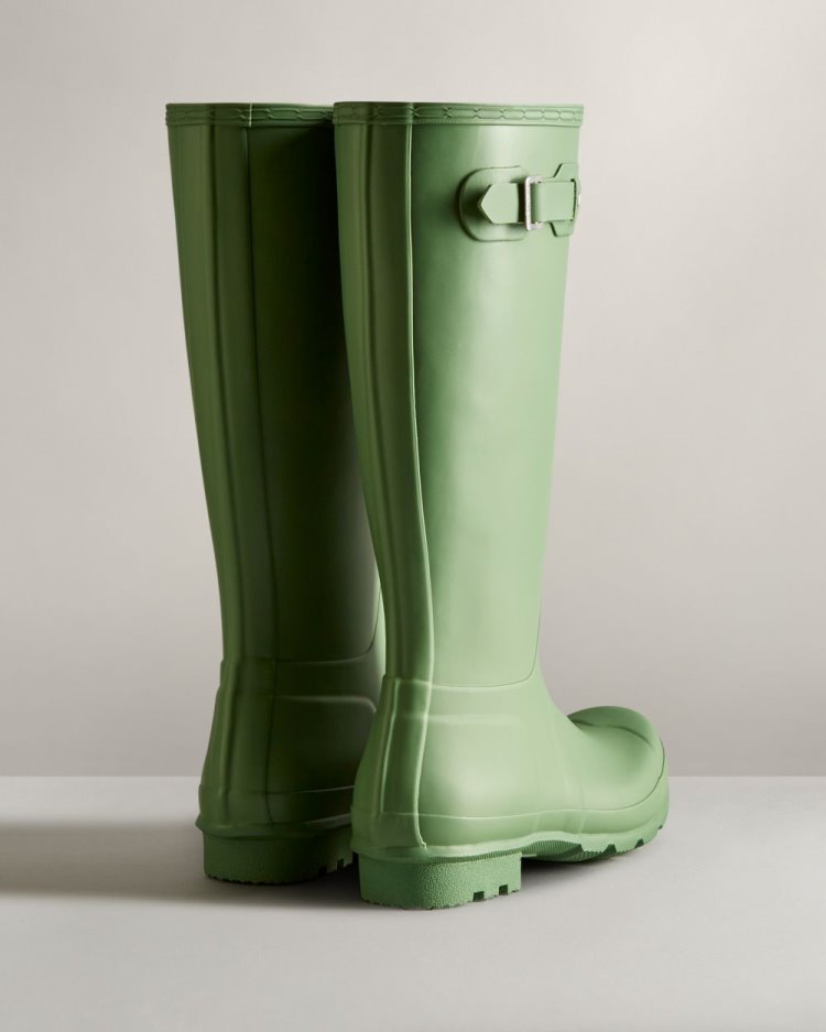 Botas de Agua Altas Hunter Original Tall Rain Hombre Verde Uruguay | T1W-1827