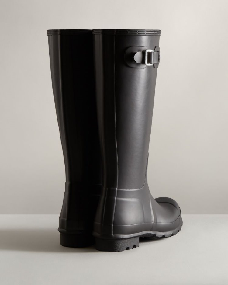 Botas de Agua Altas Hunter Tall Insulated Rain Hombre Negras Uruguay | W5X-7845