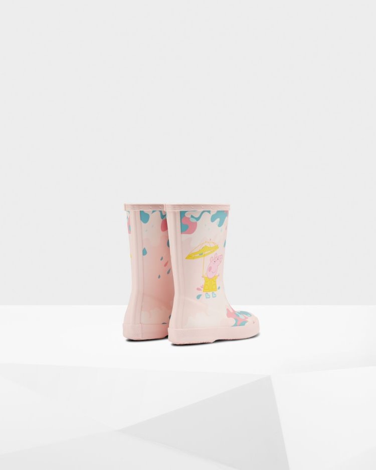 Botas de Agua Bajas Hunter First Peppa Pig Muddy Puddles Rain Niños Rosas Uruguay | Q2D-5793