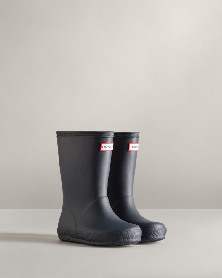 Botas de Agua Bajas Hunter Original First Classic Rain Niños Azul Marino Uruguay | M3C-6013