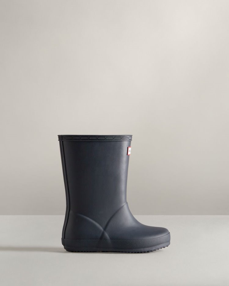 Botas de Agua Bajas Hunter Original First Classic Rain Niños Azul Marino Uruguay | M3C-6013