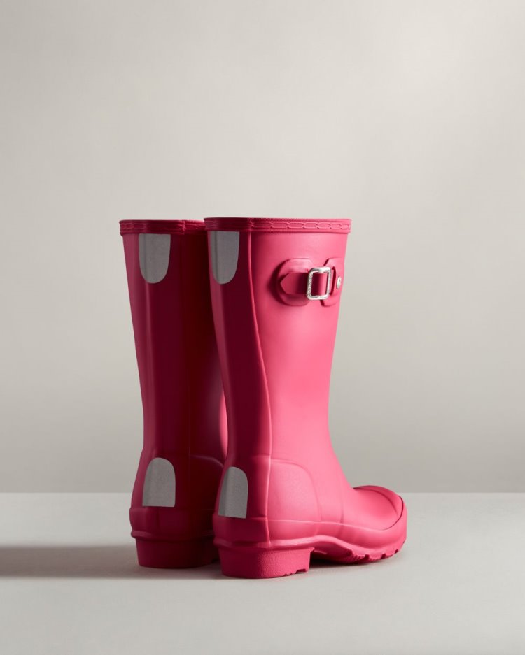 Botas de Agua Bajas Hunter Original Rain Niños Rosas Uruguay | K7I-6155