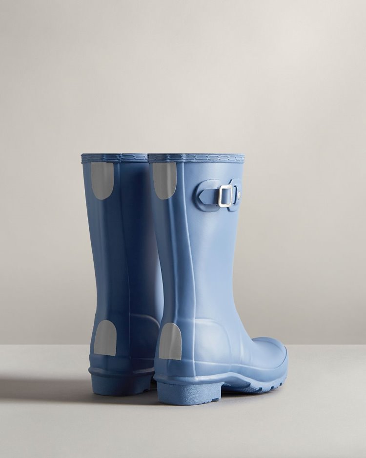 Botas de Agua Bajas Hunter Original Rain Niños Azules Uruguay | M2W-3491