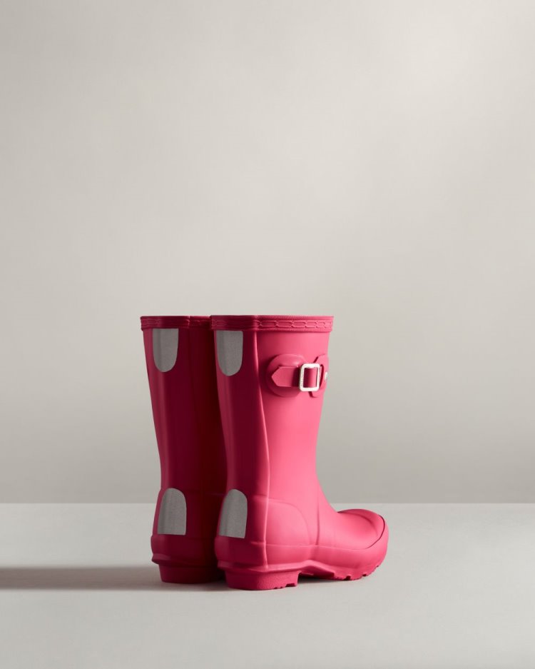 Botas de Agua Bajas Hunter Original Rain Niños Rosas Uruguay | Y3T-3376