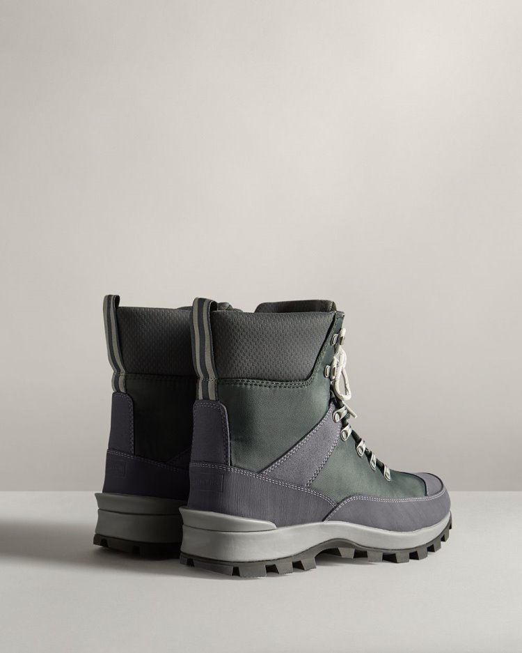 Botas de Invierno Hunter Insulated Recycled Polyester Commando Hombre Verde Azul Marino Uruguay | G4B-6904