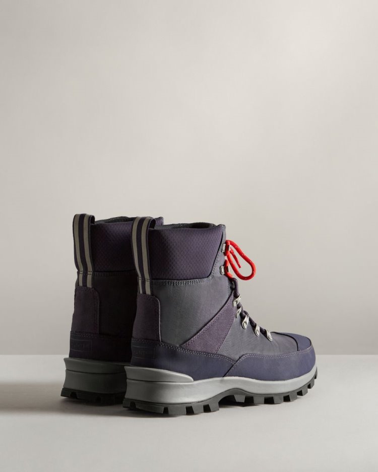 Botas de Invierno Hunter Insulated Recycled Polyester Commando Hombre Azul Marino Azules Uruguay | K4H-7188