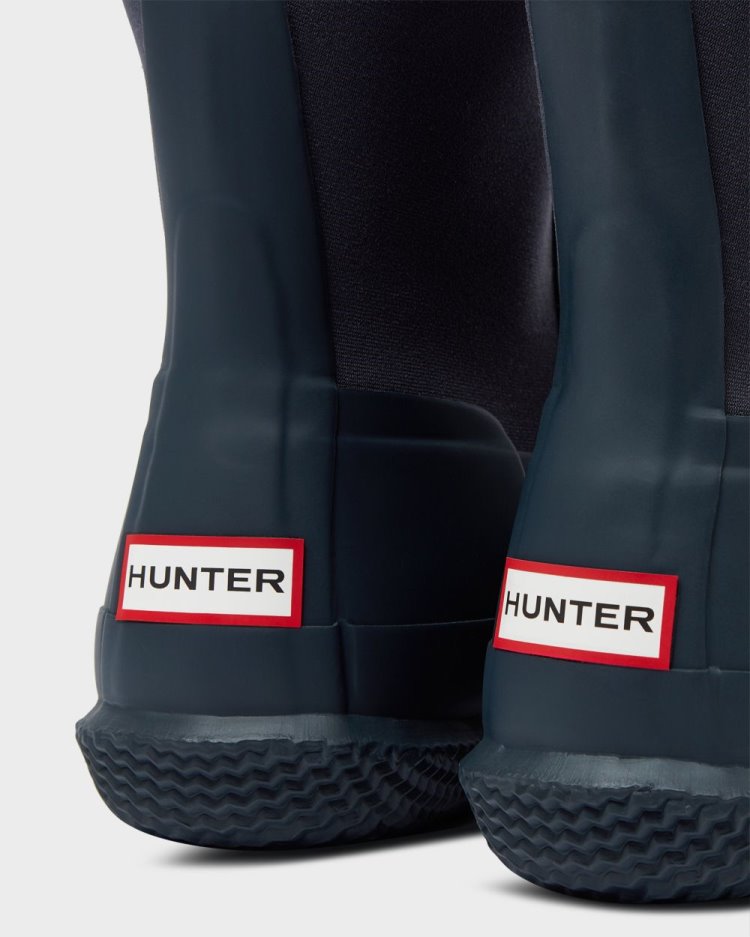 Botas de Invierno Hunter Insulated Roll Top Sherpa Hombre Azul Marino Uruguay | G0M-9286