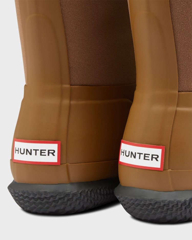 Botas de Invierno Hunter Insulated Roll Top Sherpa Mujer Marrones Uruguay | J8T-3149