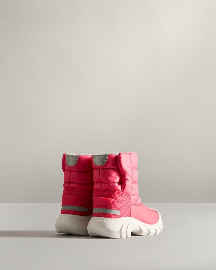 Botas de Nieve Hunter Insulated Snow Niños Rosas Uruguay | E5B-8980