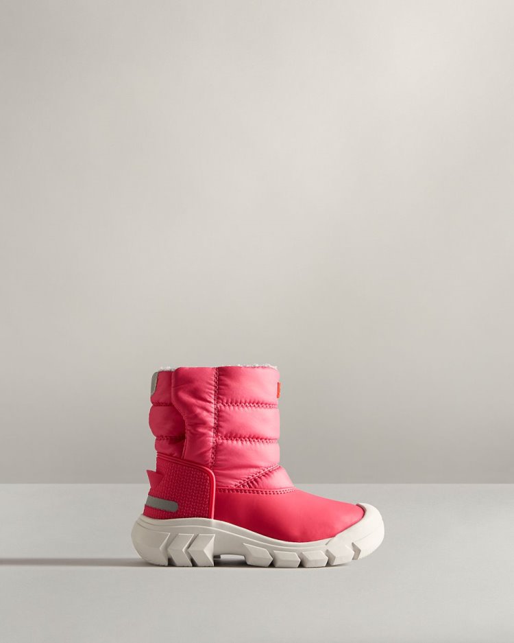 Botas de Nieve Hunter Insulated Snow Niños Rosas Uruguay | E5B-8980