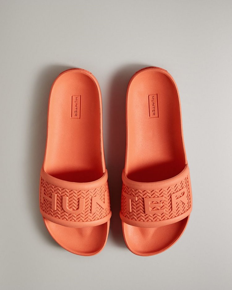 Chanclas Hunter BLOOM™ Slides Mujer Naranjas Uruguay | Y9L-6159