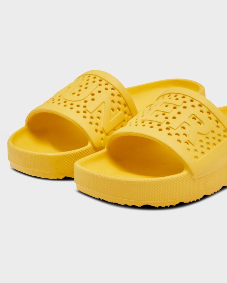 Chanclas Hunter Lightweight Moulded Sliders Mujer Amarillo Uruguay | A4U-5552