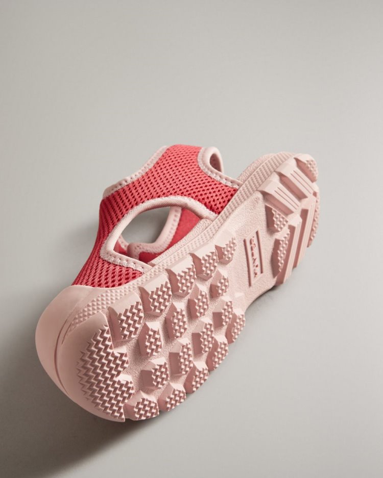 Sandalias Para Caminar Hunter Mesh Outdoor Sandalias Para Caminar Niños Rosas Rosas Uruguay | J8Y-4627