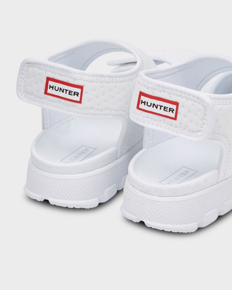 Sandalias Para Caminar Hunter Outdoor Walking Niños Blancas Uruguay | V3E-5879